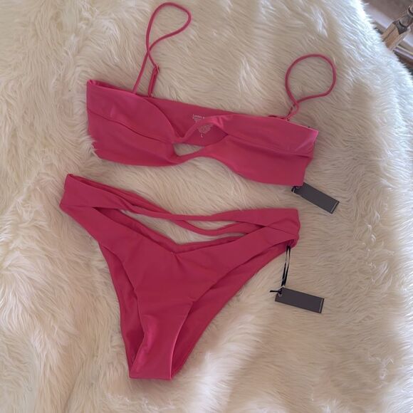 L+F pink bikini set - Picture 2 of 2